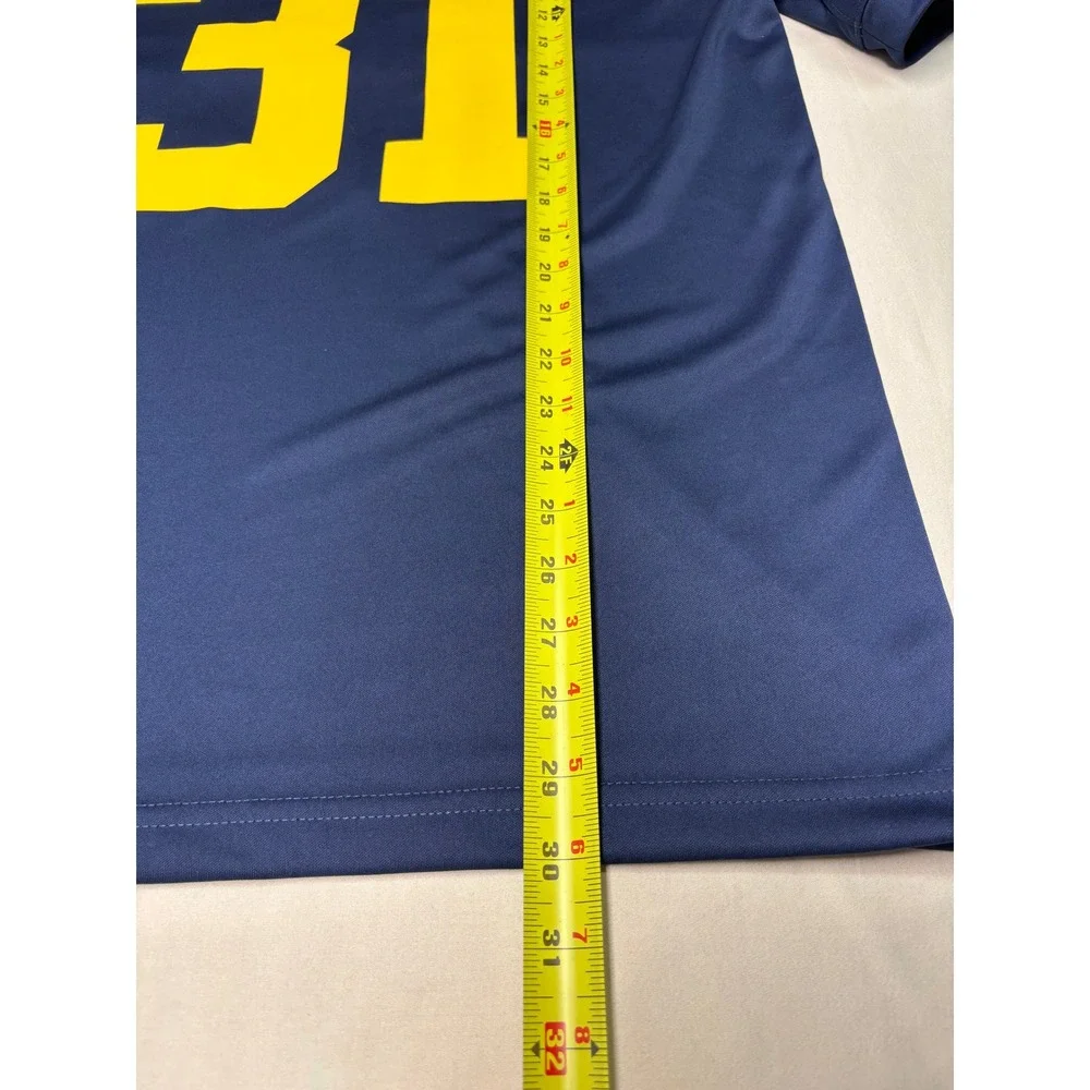 NWT Jordan‎ Michigan Wolverines Perry #31 Football Jersey Navy Blue Mens Medium